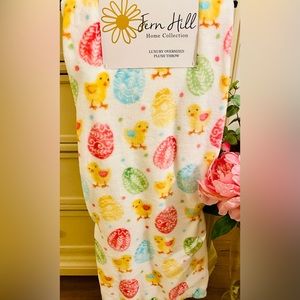 Easter Chick Throw Blanket